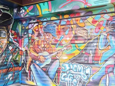 Boemia Café by Youth One — Street art by Youth One in Porto