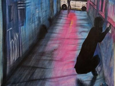 Ruelle en trompe-l'œil — Street art à London