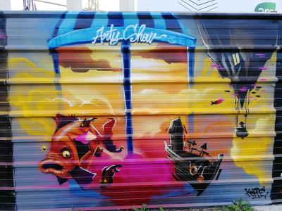 Arty Show by Kafé Korsé — Street art by Kafé Korsé in Nantes