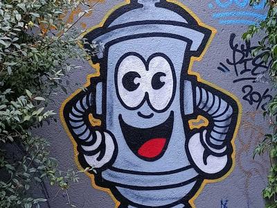 Bombe joyeuse — Street art à Marquette-lez-Lille