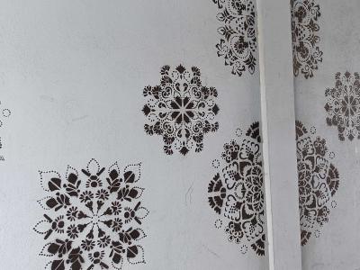 Rosaces ornementales à Janzé — Street art à Janzé