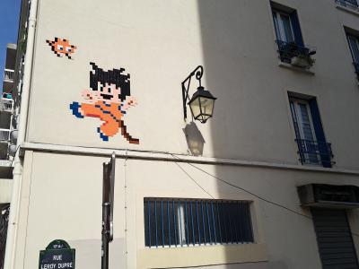 PA 1214: Sangoku — Street art by Invader in Paris
