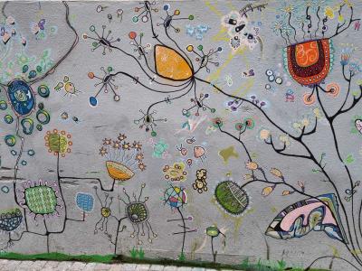 Fantastical Microscopic Universe — Street art in Clermont-Ferrand