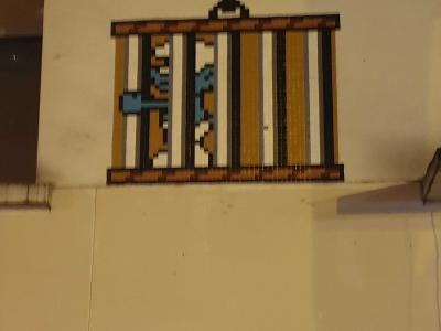 The Railing Mosaic — Street art in Paris