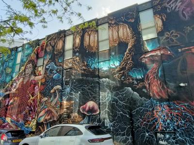 Rich Dark Creatures Wall — Street art in London