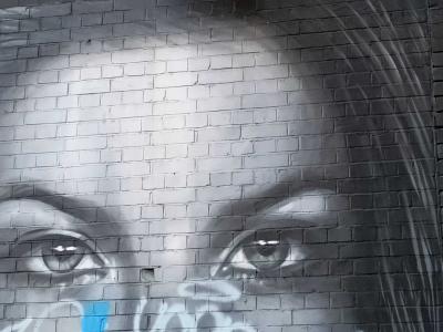 Female Portrait — Street art in London