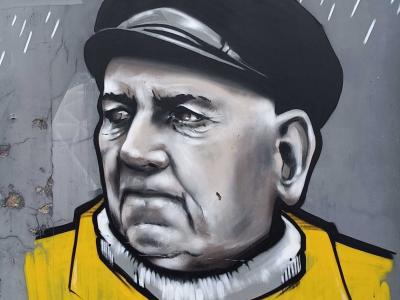 Portrait de marin par Jef — Street art de Jef à Redon