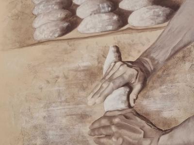 The Baker's Hands — Street art in Grenoble