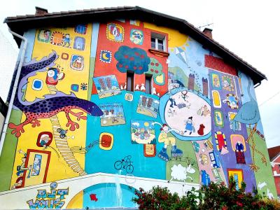 Colorful Fantasy World — Street art in Le Pont-de-Claix