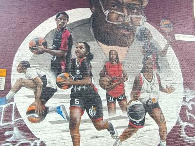 Basketball legend — Street art in London