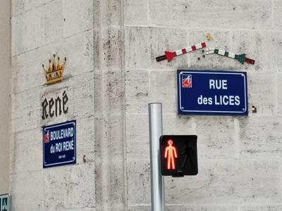 Installations de Waldo, Rue des Lices Angers — Street art de Waldo, Mifamosa à Angers