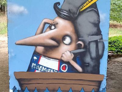 PSG — Street art by Ador in Rezé