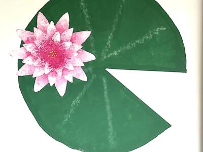 Water lilies — Street art in La Chaux-de-Fonds