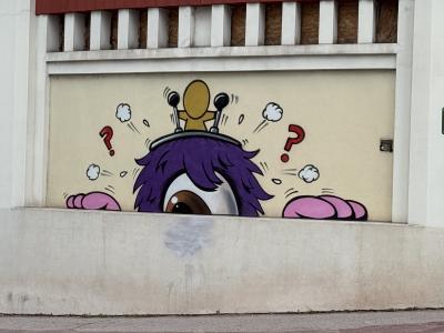 Le Gouzou et la créature violette