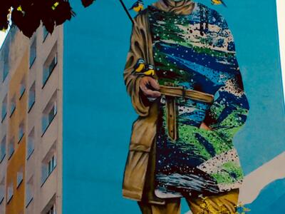 Pilot — Street art de Shai Dahan à Gdańsk