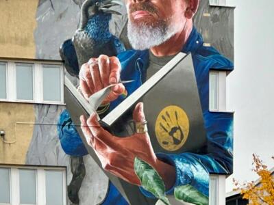 An eye on society — Street art by Studio Giftig in Stockholm