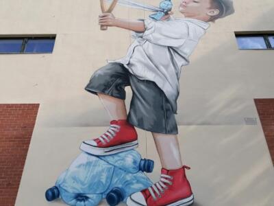 Gdańsk without plastic — Street art by Marek Looney Rybowski in Gdańsk