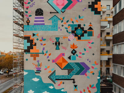 Finding Home — Street art de Julia Rio à Sundbyberg