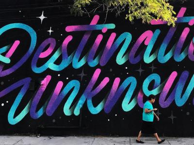 Destination inconnue — Street art de IT'S A LIVING à Monterrey