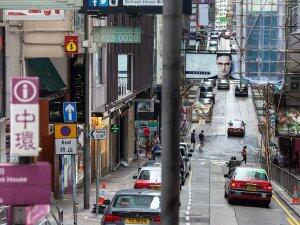HK_91, Space Invader on 10 Wellington Street — Street art by Invader in Hong Kong