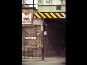 LDN_117, Space Invader on 70 Dunbridge Street — Street art by Invader in London
