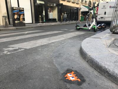 PA_324, Space Invader de la rue Saint-Honoré — Street art de Invader à Paris