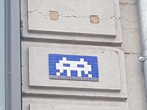 GRN_33, Space Invader on 12 Place Victor Hugo — Street art by Invader in Grenoble