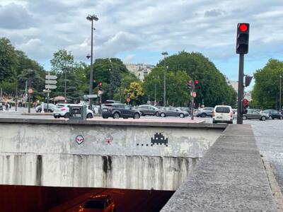 PA_344, Space Invader de l'avenue de New York Paris — Street art de Invader à Paris