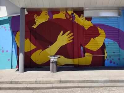 Épicerill' — Street art by Heta One, Monsieur S in Rillieux-la-Pape