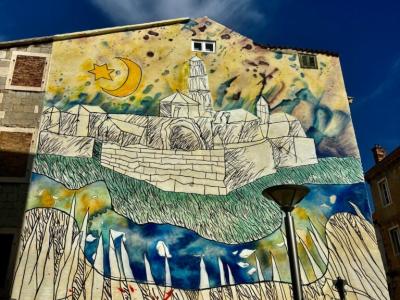 Judita – Opsada Betulije — Street art de Luka Duplančić à Split