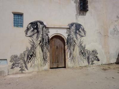Djerbahood Portraits — Street art by Swoon in Djerba