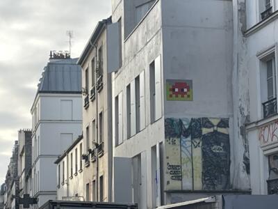 PA_1029, Space Invader on 103 Rue du Faubourg du Temple — Street art by Invader in Paris