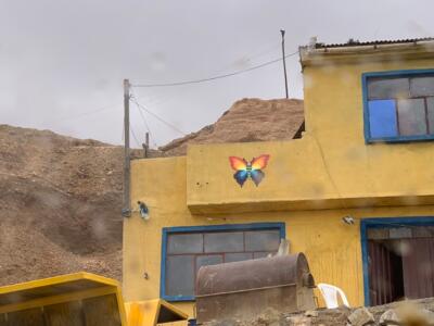 POTI_19, Space Invader de Camino Norte a la Cima del Cerro Rico — Street art de Invader à Potosí