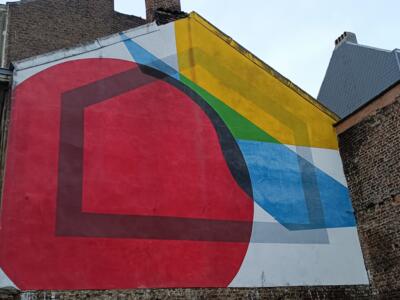 Dark Perimeter by Elian Chali — Street art by Elian Chali in Bruxelles