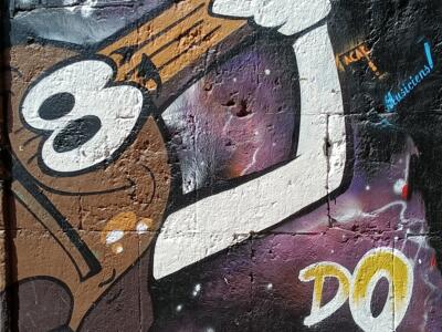 Trombone de l'école de musique — Street art à Marseille