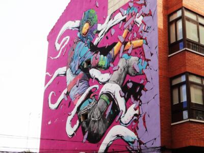 Sans titre (Deih) — Street art de Deih xlf à La Bañeza