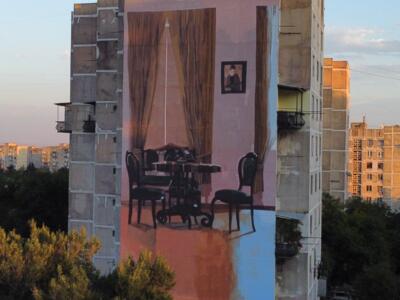 Ilia's Room — Street art by Mohamed L'Ghacham in Tbilisi