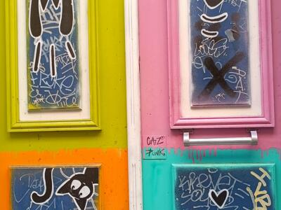 Four Framed Cats by Catz Punk — Street art by Catz Punk in Marseille