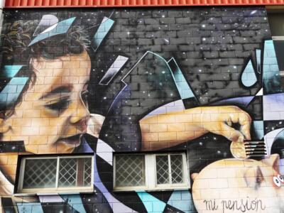 Mi pensión — Street art de Soen Bravo à La Bañeza