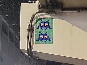 BGK_13, Space Invader de Phetchaburi Road — Street art de Invader à Bangkok