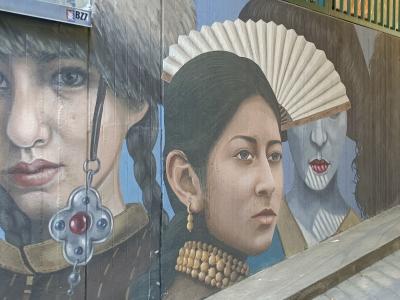 Femmes du monde du passage — Street art à Berlin