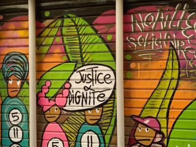 Justice et dignité pour Noailles — Street art à Marseille