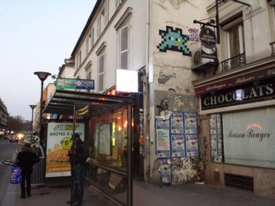 PA_999, Space Invader de la rue de la Roquette — Street art de Invader à Paris