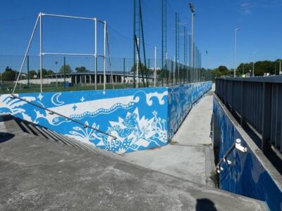 The André-Grimard underpass — Street art by Aurélie Andrès in Bayonne