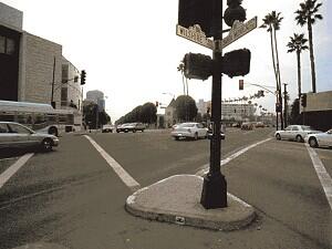 LA_74, Space Invader de Wilshire Boulevard — Street art de Invader à Beverly Hills
