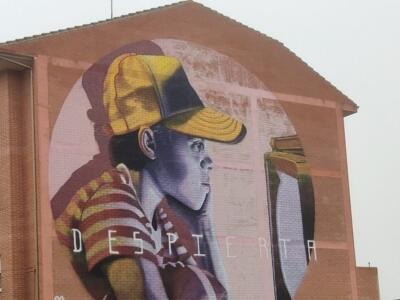 Despierta — Street art de Asier à La Bañeza
