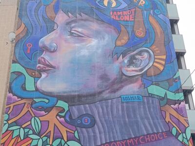 Nu praat ik erover, Breaking the Silence — Street art by Farm Prod in Bruxelles