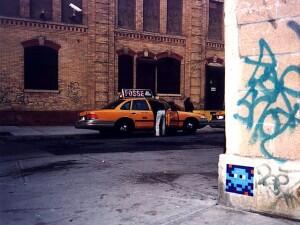 NY_12, Space Invader on 558 West 21st Street — Street art by Invader in New York