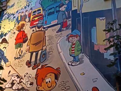 Boule et Bill par Roba — Street art de Roba à Bruxelles