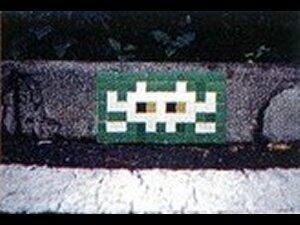 TK_64, Space Invader on Rue Inokashira — Street art by Invader in Tokyo